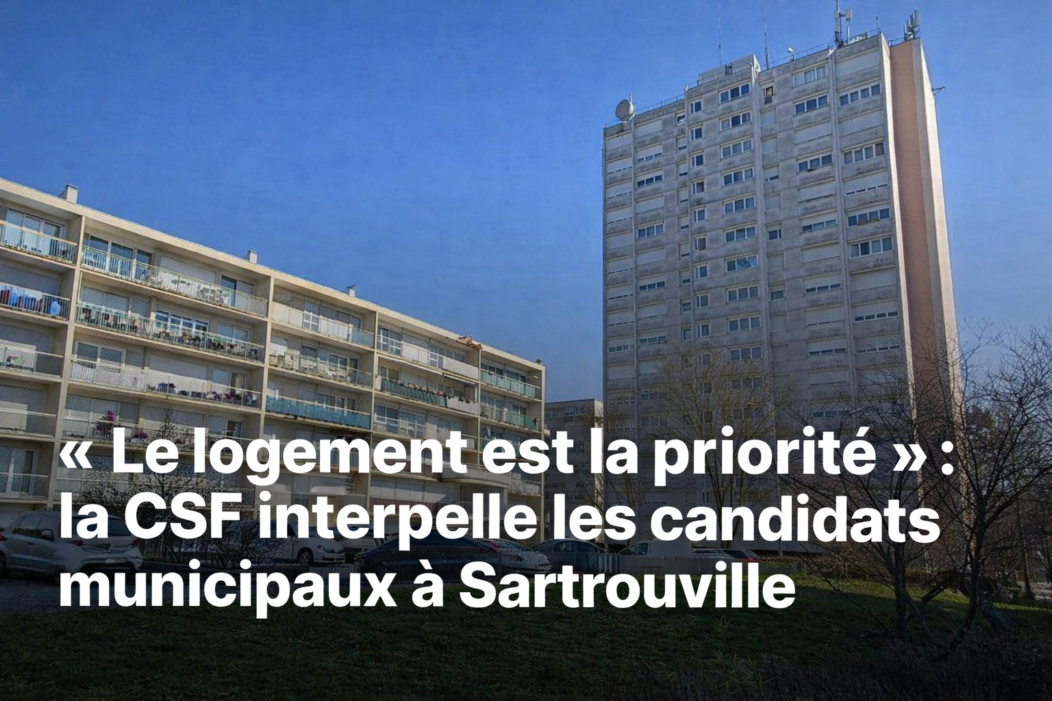Réponse de La France Insoumise Sartrouville à la CSF